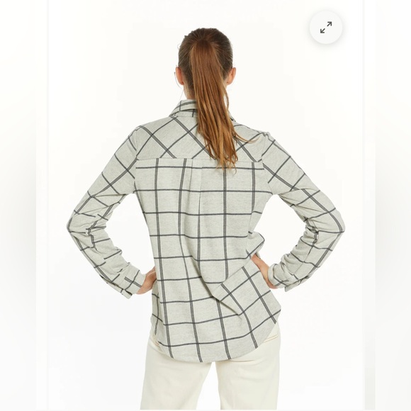 Thread & Supply Lewis Plaid Flannel Button Up S - Picture 2 of 9